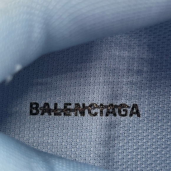 BALENCIAGA Triple S Sneakers Fabric and Mesh with Faux Leather - Picture 10 of 11
